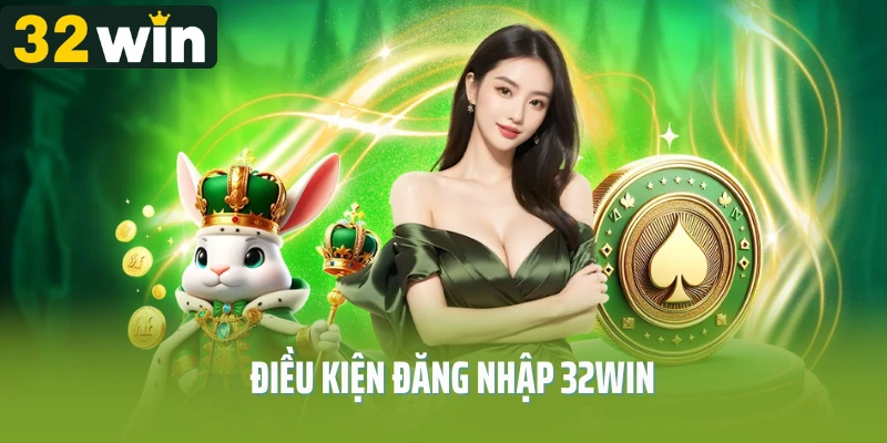 Điều kiện đăng nhập 32Win đã được nhà cái đưa ra
