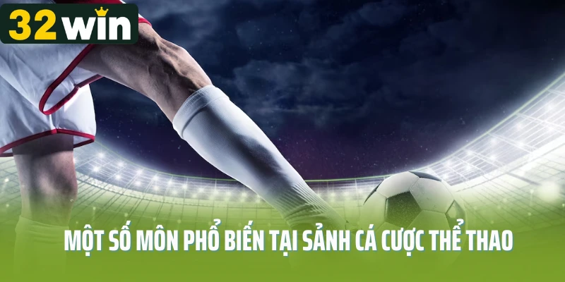 Một số môn phổ biến tại sảnh cá cược thể thao