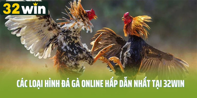 Các loại hình đá gà online hấp dẫn nhất tại 32WIN