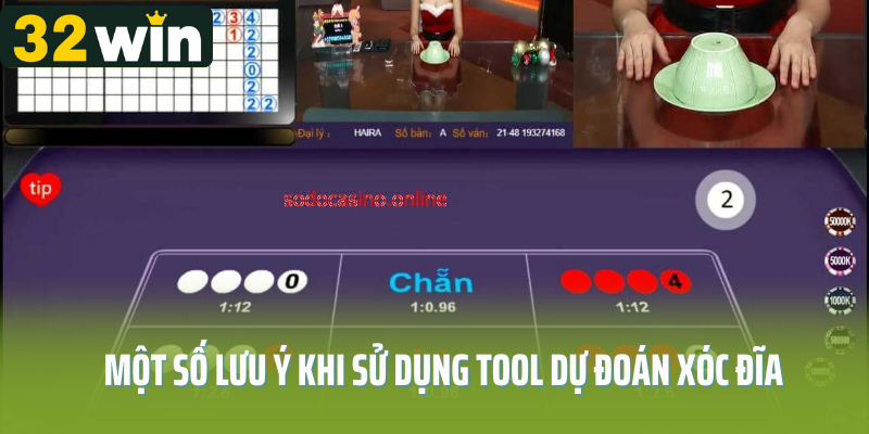 Một số lưu ý khi sử dụng Tool xóc đĩa